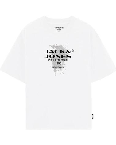 T-SHIRT JACK & JONES JCOCODOR TE SS GIROCOLLO BIANCO BRILLANTE BRIGHT WHI