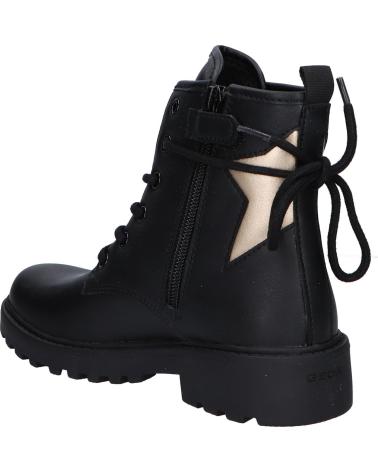 Botas de Mujer y Niña GEOX J9420G 054AJ CASEY C0531 BLACK-PLATINUM