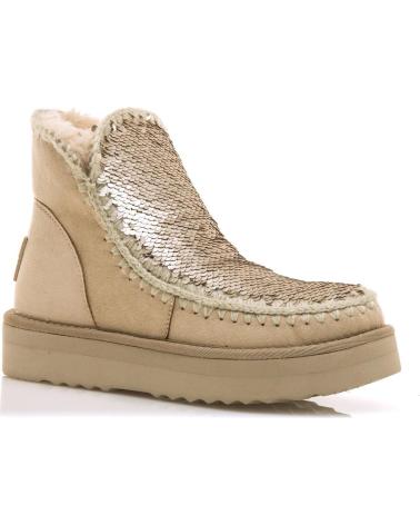 STIVALETTI INVERNALI MARIA MARE 63559 BEIGE CON FODERA CALDA BEIGE