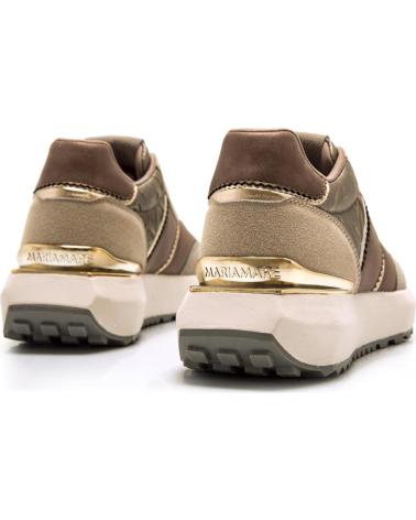 BASKETS DÉCONTRACTÉES MARIA MARE 63661 GRISES AVEC DÉTAILS MÉTALLISÉS GRIS