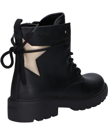 Botas de Mujer y Niña GEOX J9420G 054AJ CASEY C0531 BLACK-PLATINUM