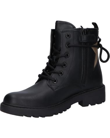 Botas de Mujer y Niña GEOX J9420G 054AJ CASEY C0531 BLACK-PLATINUM