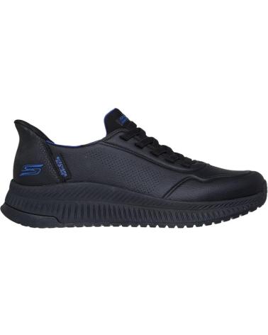 TÊNIS SKECHERS SLIP-INS BOBS SQUAD PRETAS NEGRO