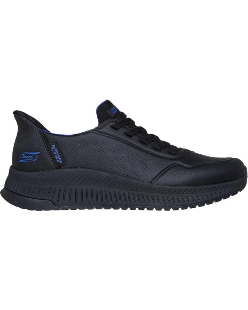 TÊNIS SKECHERS SLIP-INS BOBS SQUAD PRETAS NEGRO