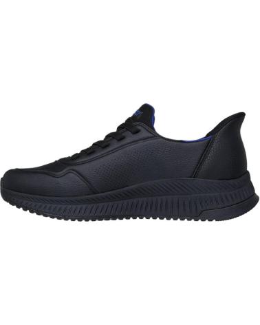 TÊNIS SKECHERS SLIP-INS BOBS SQUAD PRETAS NEGRO