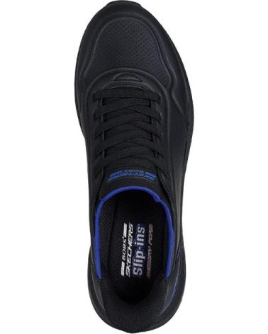 TÊNIS SKECHERS SLIP-INS BOBS SQUAD PRETAS NEGRO