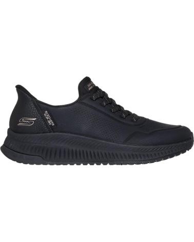 SKECHERS BOBS SQUAD 4 KEY LOOK TÊNIS FEMININO PRETO NEGRO