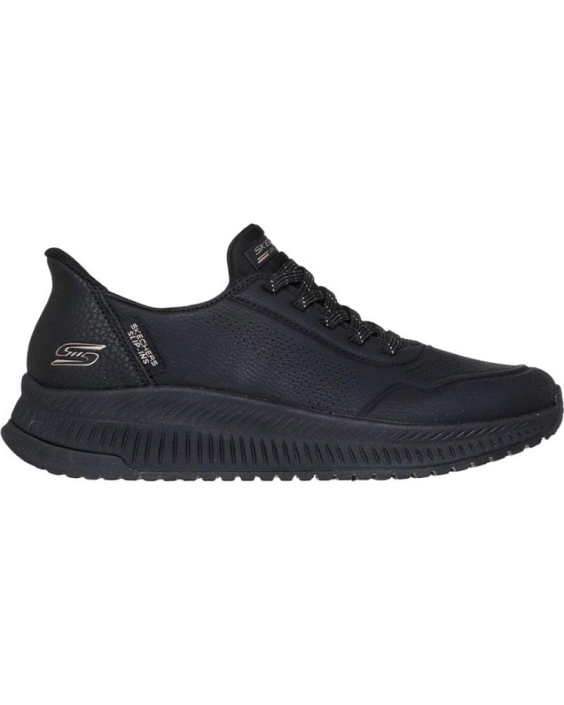 SKECHERS BOBS SQUAD 4 KEY LOOK TÊNIS FEMININO PRETO NEGRO