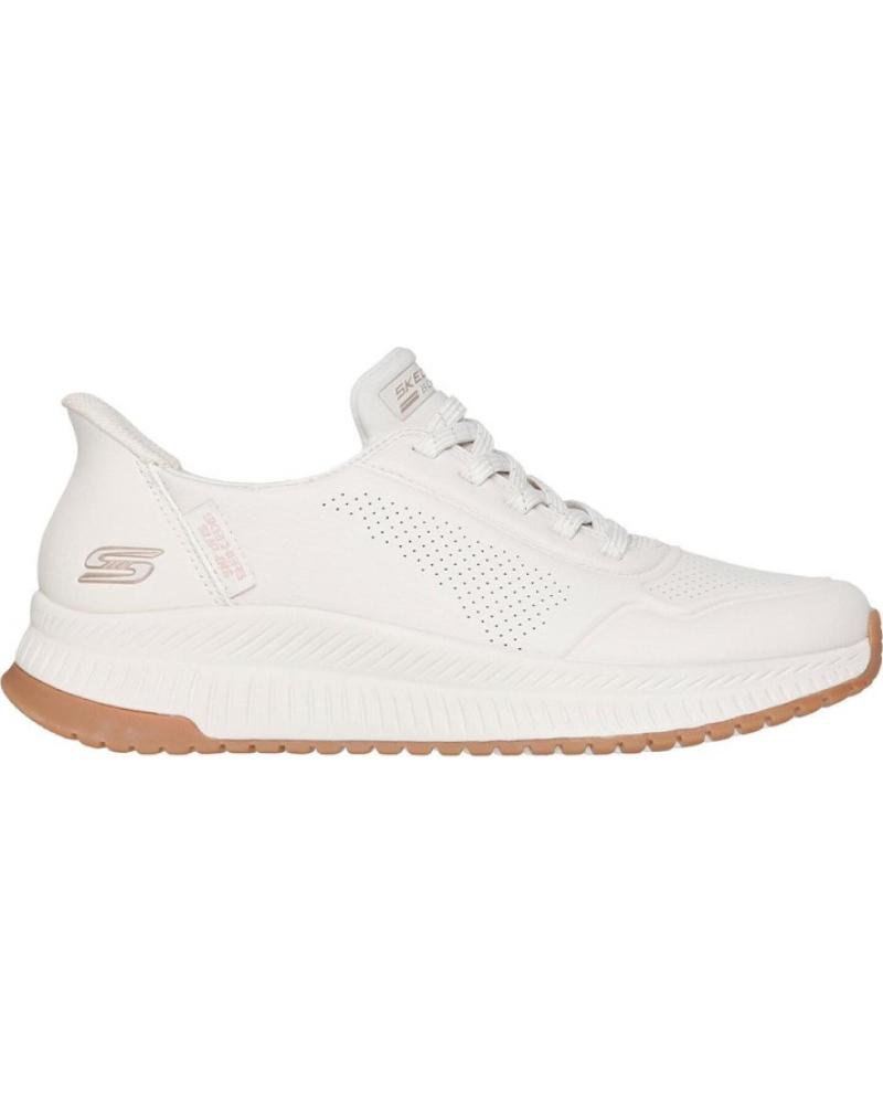 SKECHERS BOBS SQUAD 4 KEY LOOK BRANCAS BLANCO