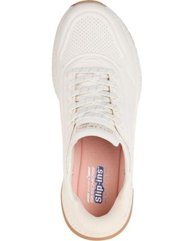 SKECHERS BOBS SQUAD 4 KEY LOOK BRANCAS BLANCO