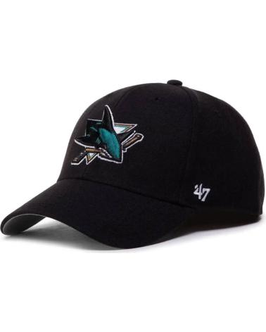 '47 BRAND NHL SAN JOSE SHARKS BLACK CAP NEGRO