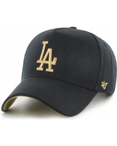 GORRA '47 BRAND LA DODGERS WORLD SERIES 1988 NEGRA CON LOGO DORADO NAN
