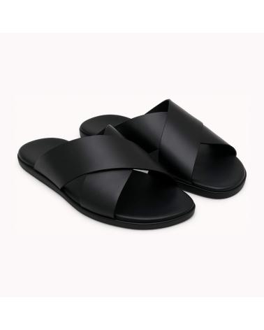 DUCA DI MORRONE UMBERTO-VIT BLACK SANDALS BLACK