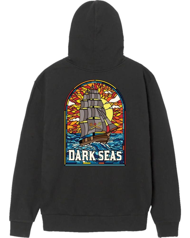 MOLETOM COM CAPUZ DARK SEAS SAILOR'S SUN PRETO NAN
