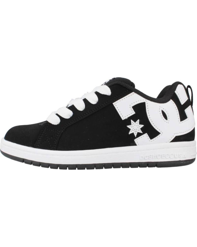 DC SHOES COURT GRAFFIK - BASKETS NOIRES BKW POUR ENFANT BKW