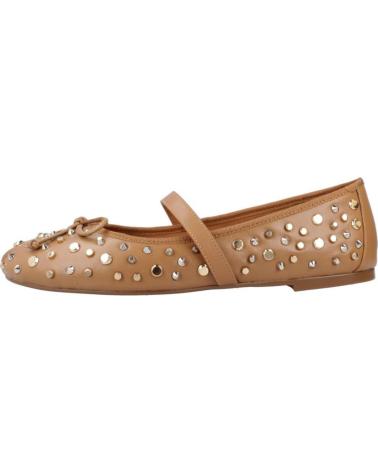 LODI BALLERINAS DI5467 AUS PERFORIERTEM LEDER CAMELBRAUN CAMEL
