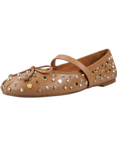 LODI BALLERINAS DI5467 AUS PERFORIERTEM LEDER CAMELBRAUN CAMEL