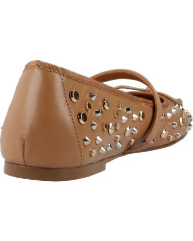 LODI BALLERINAS DI5467 AUS PERFORIERTEM LEDER CAMELBRAUN CAMEL