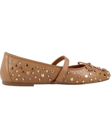 LODI BALLERINAS DI5467 AUS PERFORIERTEM LEDER CAMELBRAUN CAMEL
