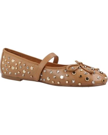 LODI BALLERINAS DI5467 AUS PERFORIERTEM LEDER CAMELBRAUN CAMEL