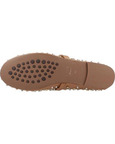 LODI BALLERINAS DI5467 AUS PERFORIERTEM LEDER CAMELBRAUN CAMEL