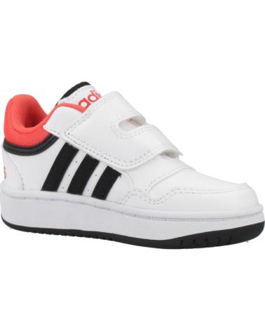 Sportschuhe für Mädchen und Junge adidas ZAPATILLAS SNEAKERS HOOPS 3 0 PARA BEBE EN COLOR BLANCO BLANCO