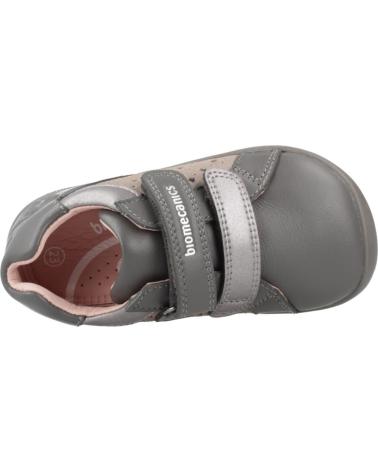 SCARPE CASUAL BIOMECANICS 251151B GRIGIE CON DOPPIA CHIUSURA A STRAPPO NDRGRN