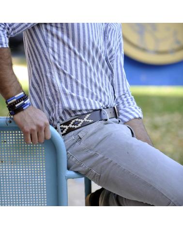 CINTO ARGENTINO PELPE BALM FBM - TOM BEGE COM PULSEIRA A COMBINAR BEIGE