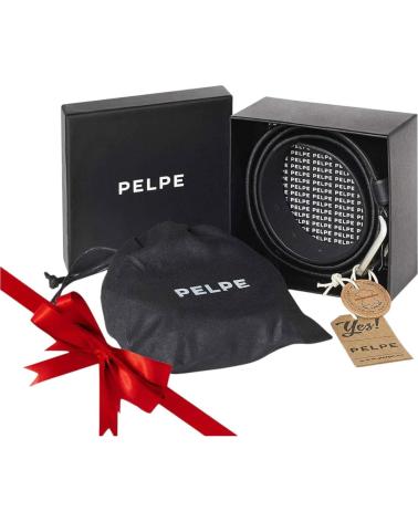 CONJUNTO DE PRESENTE PELPE FBM PRETO: CINTO E CARTEIRA NEGRO