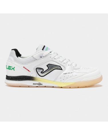 JOMA TOP FLEX REBOUND 2502: WHITE FUTSAL SHOES 100 BLANCO