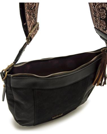 BORSA A TRACOLLA MTNG SALTER3 NERA CON TRACOLLA STAMPATA NEGRO