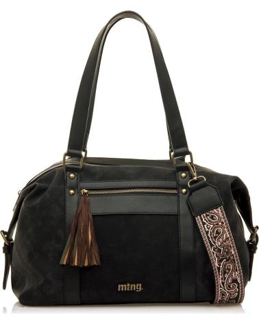BORSA A SPALLA E TRACOLLA MTNG SANNY3 NERA CON NAPPE NEGRO