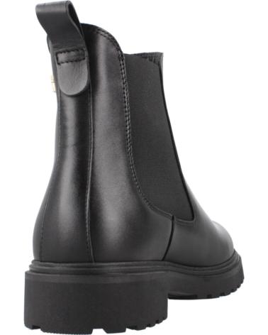 STIVALI TOMMY HILFIGER TH LEATHER CLEATED CHELS NERI BDS BDS