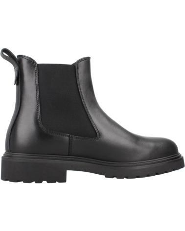 STIVALI TOMMY HILFIGER TH LEATHER CLEATED CHELS NERI BDS BDS