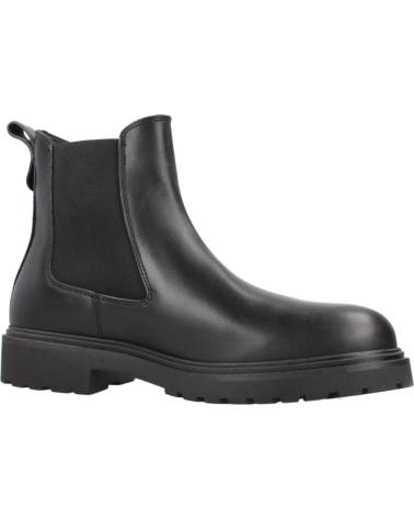 STIVALI TOMMY HILFIGER TH LEATHER CLEATED CHELS NERI BDS BDS