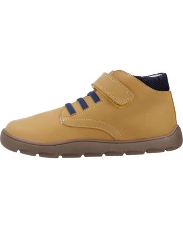 STIVALI PABLOSKY 519287P GIALLO AMBRA CON CHIUSURA A STRAPPO AMBRA