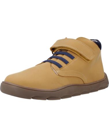 STIVALI PABLOSKY 519287P GIALLO AMBRA CON CHIUSURA A STRAPPO AMBRA