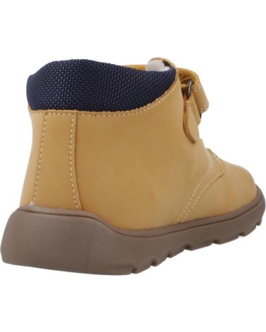 STIVALI PABLOSKY 519287P GIALLO AMBRA CON CHIUSURA A STRAPPO AMBRA