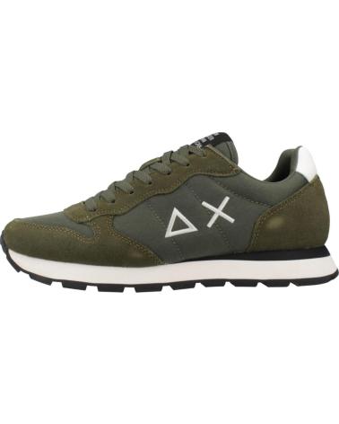 SUN68 ZAPATILLAS HOMBRE MODELO TOM SOLID COLOR VERDE MILITARE