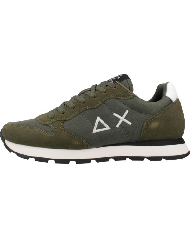 SUN68 ZAPATILLAS HOMBRE MODELO TOM SOLID COLOR VERDE MILITARE