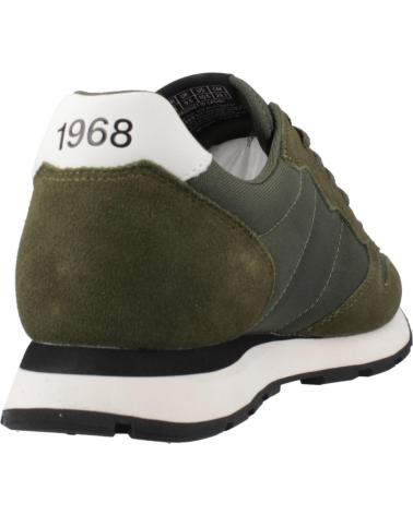 SUN68 ZAPATILLAS HOMBRE MODELO TOM SOLID COLOR VERDE MILITARE