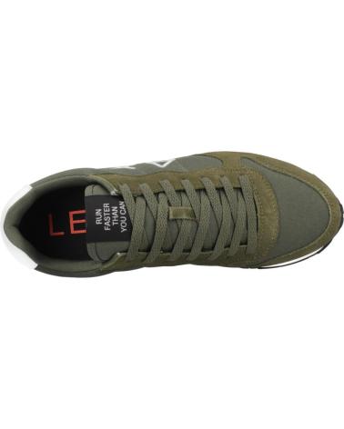 SUN68 ZAPATILLAS HOMBRE MODELO TOM SOLID COLOR VERDE MILITARE