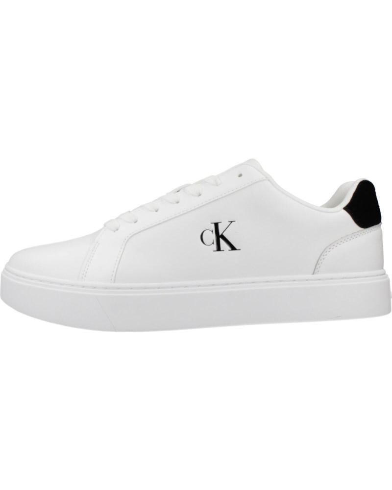 SNEAKERS CALVIN KLEIN CLASSIC CUPSOLE LACEUP BIANCHE WHTBLK