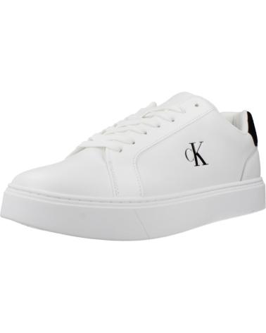 SNEAKERS CALVIN KLEIN CLASSIC CUPSOLE LACEUP BIANCHE WHTBLK