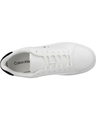 SNEAKERS CALVIN KLEIN CLASSIC CUPSOLE LACEUP BIANCHE WHTBLK