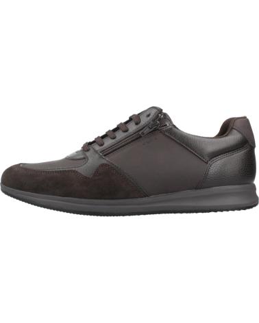 SAPATILHAS GEOX U AVERY U56H5A C6024 CASTANHO ESCURO C6024 DK COFFEE