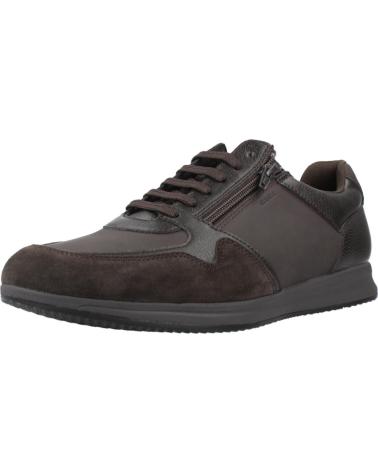 SAPATILHAS GEOX U AVERY U56H5A C6024 CASTANHO ESCURO C6024 DK COFFEE