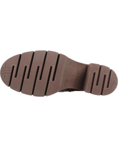 HISPANITAS STIVALETTO ZURICH HI254281 MARRONE NOCCIOLA CON TACCO E LACCI AVLLN