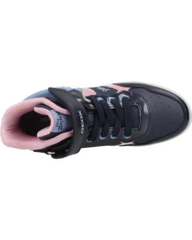 ZAPATILLAS GEOX J SKYLIN GIRL STITCH C0694 AZUL CON LUCES C0694