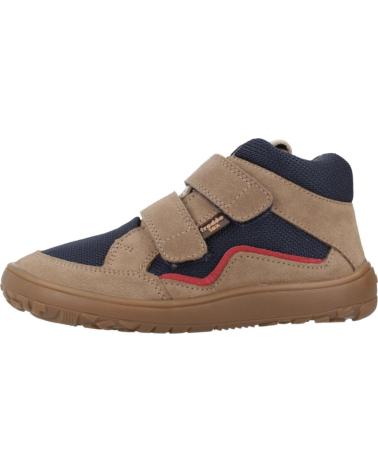 FRODDO G3110266-6: SNEAKERS ALTE CON STRAPPO MARRONE CHIARO E BEIGE BEIGE